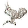Diamond Squirrel Diamond Brooch. IS2172/25-ASS 
This figural brooch is a charming piece. It Image - 2