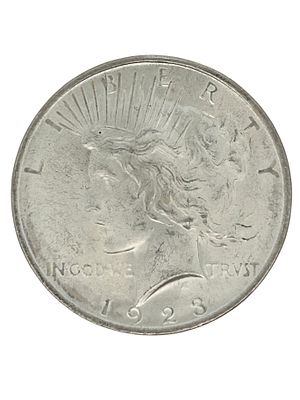 1926 Peace Silver Dollar BU. S/26.7-ES 
TITLE DESCRIPTION: 1926 Peace Silver Dollar BU 