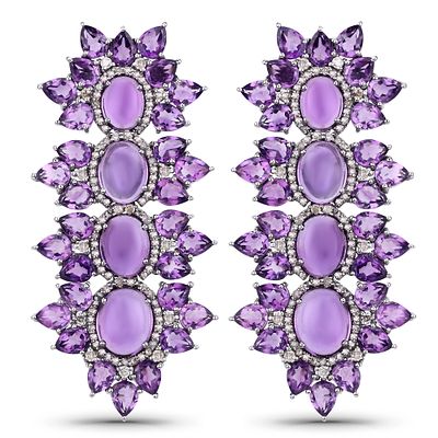 Genuine Multi Gemstones Earrings. QJ8421`/10 - EAS 
Introducing a truly unique pair of Mixed Cut 