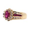 Diamond and Ruby Ring. S/6.9-KSS 
This stunning cocktail ring, features a bold and luxurious Image - 1
