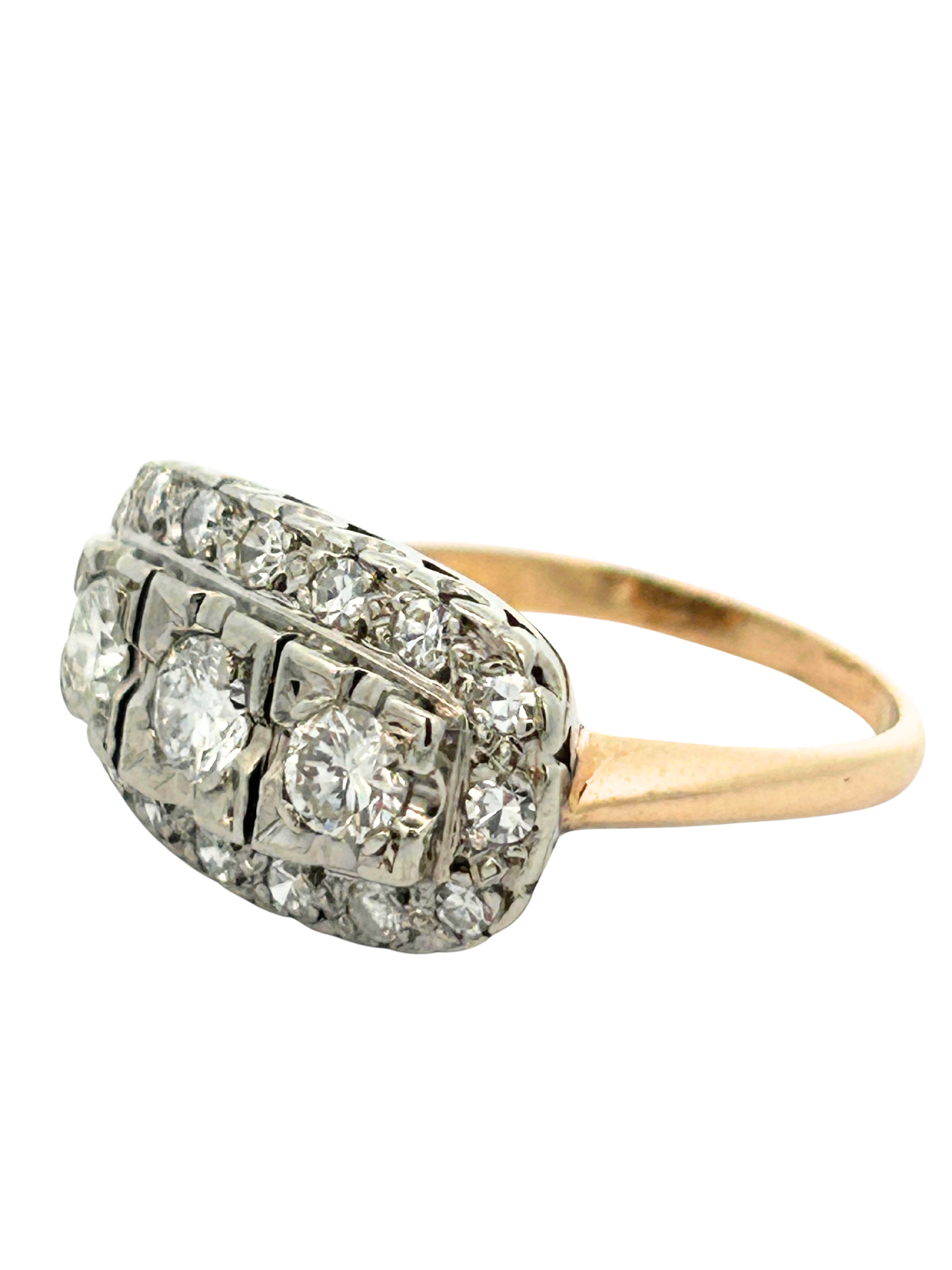 14K Vintage Diamond Ring