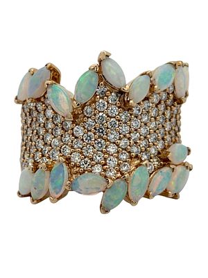 EFFY Opal and Diamond Ring. DTI0339/34-MYAE 
MAIN STONE: Opal 
Shape: Marquise 
Approximate 