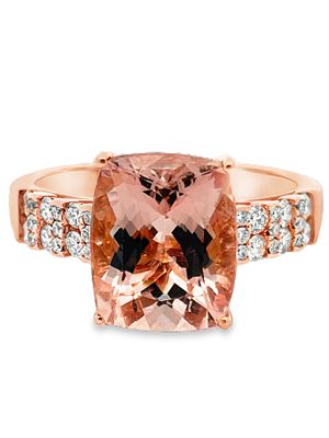 EFFY Morganite & Diamond Ring. DTI0339/14-LML 
This exquisite and highly collectible ring 