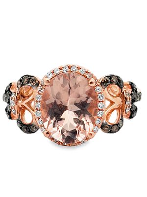 EFFY Morganite & Diamond Ring. DTI0339/58-TTM 
This is an exquisite EFFY Collection Morganite 