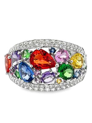 EFFY Multicolor Sapphire Diamond Ring. DTI0339/45-OSKK 
Dive into a rainbow of brilliant color 