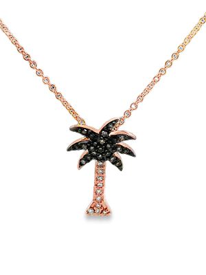 EFFY Palm Tree Diamond Necklace. DTI0339/89-NSE 
Embrace a touch of tropical luxury with this 