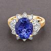 5.40 CT Tanzanite and Diamond Ring. QJ8423/57-MSKN 
This exquisite tanzanite and diamond ring Image - 3