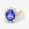 5.40 CT Tanzanite and Diamond Ring. QJ8423/57-MSKN 
This exquisite tanzanite and diamond ring Image - 1