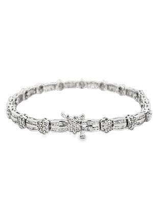 Fancy Link Diamonds Bracelet. MCE1003/21-MLSS 
An elegant diamond link bracelet crafted in 