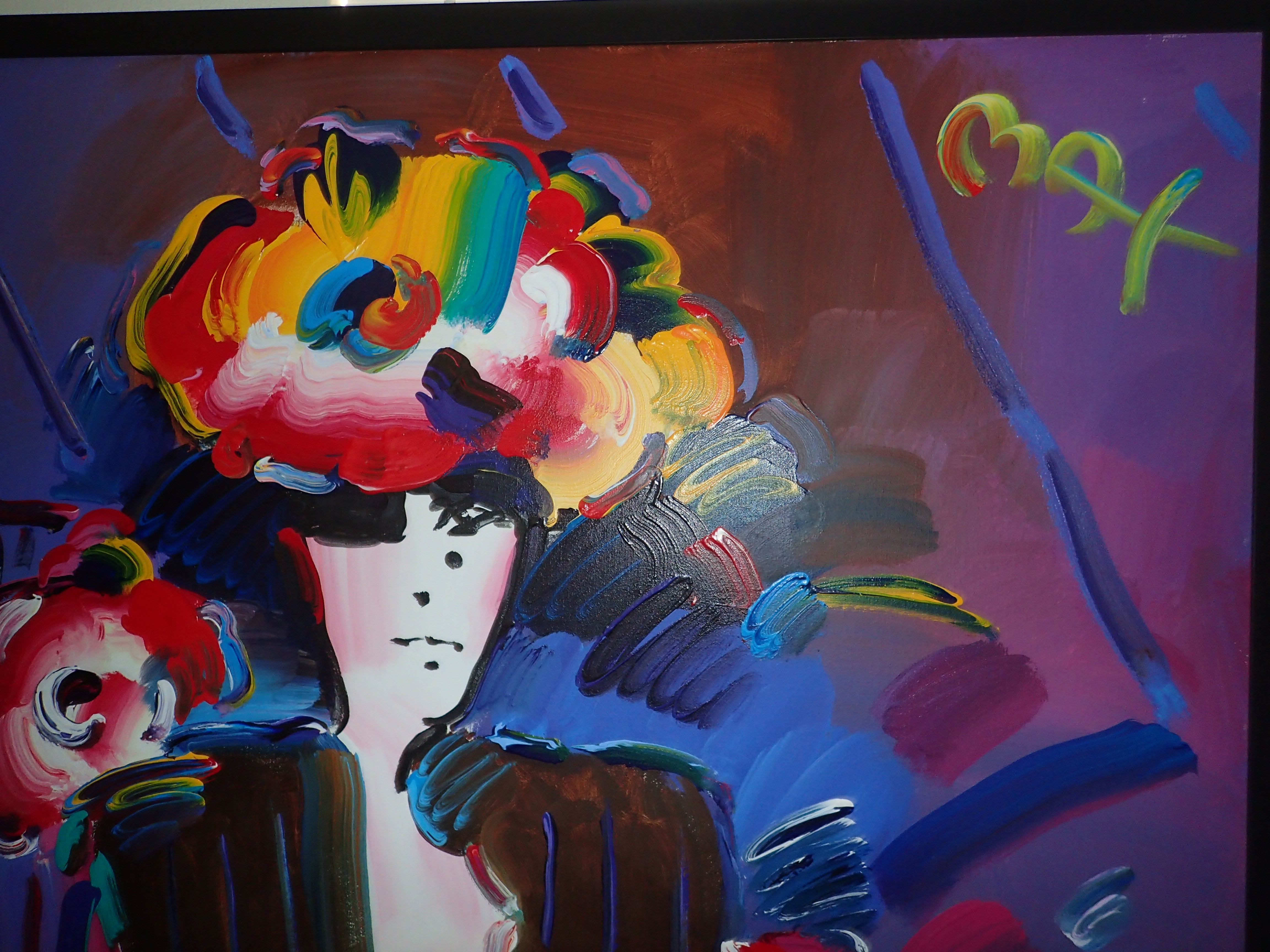 Peter Max Acrylic on canvas Signed
