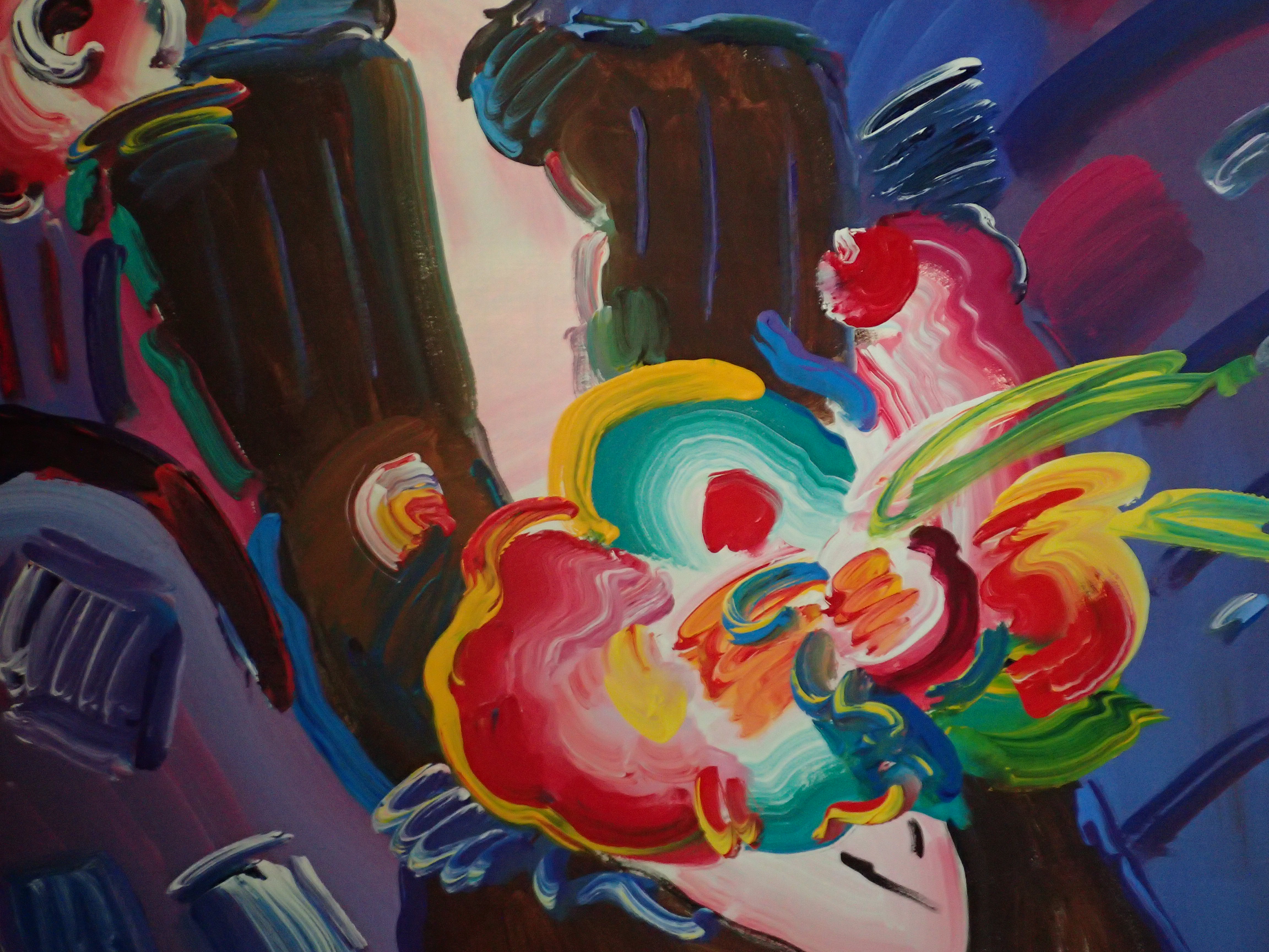 Peter Max Acrylic on canvas Signed