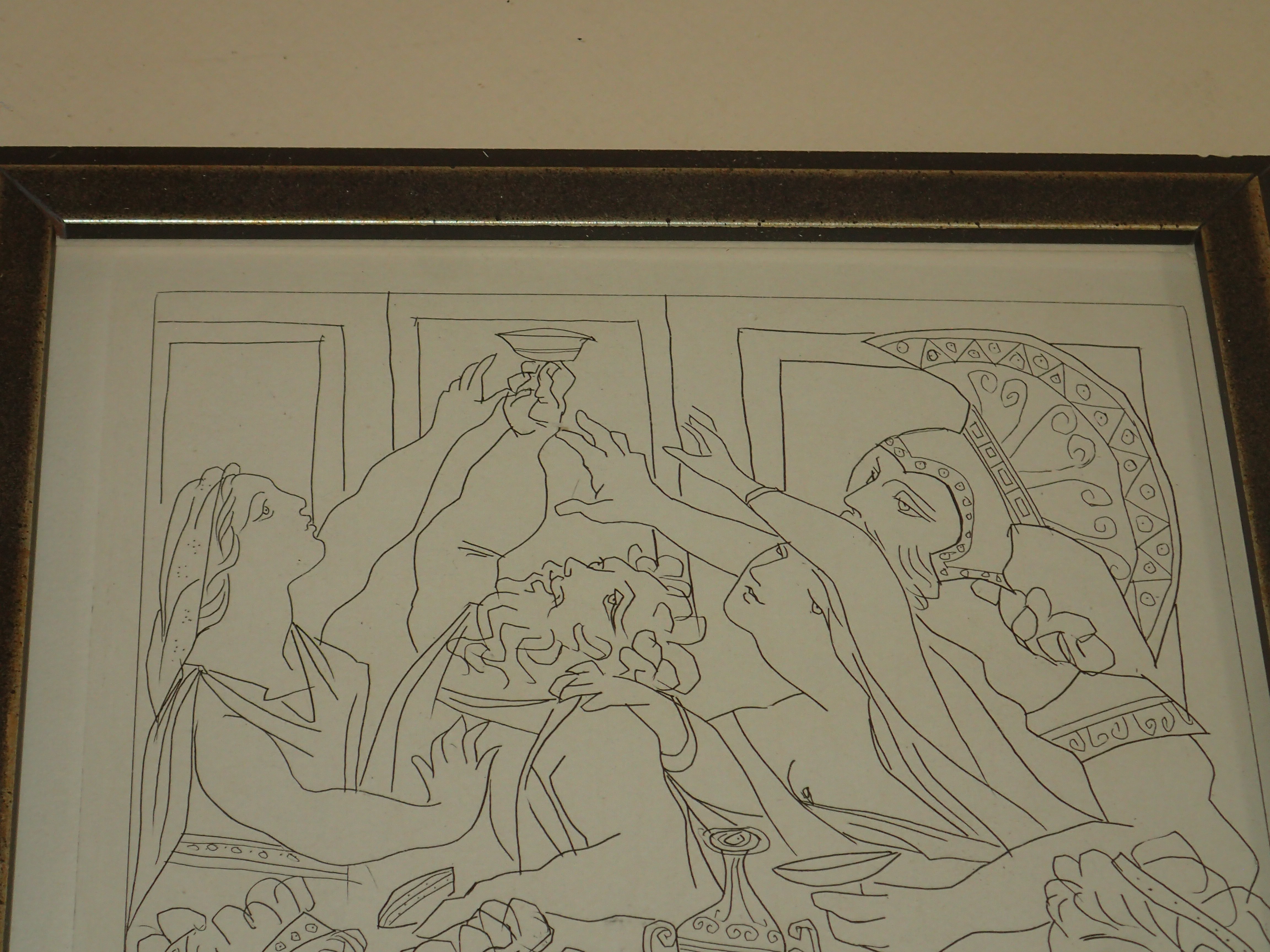 Pablo Picasso Etching on Paper Hand Signed 1934