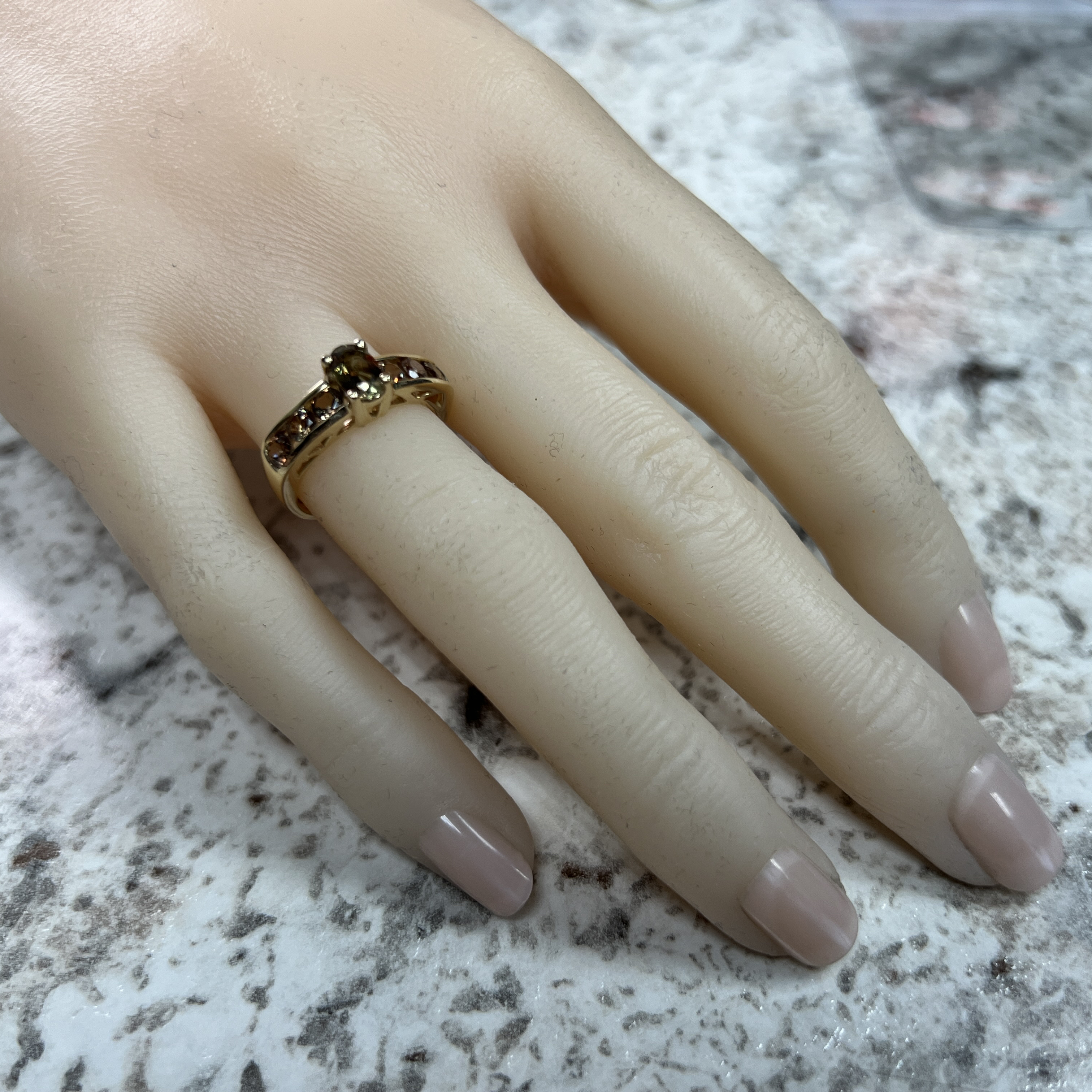 14K Quartz Ring