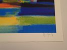 Marcel Mouly Lithograph on Woven Paper Signed. BAT0126/4-YSS 
Description: L'Escale (The Stop) Image - 4