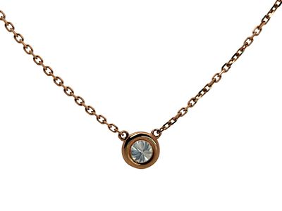 14K Rose Gold Diamond Necklace. ISL2293/67-TOY 
This beautiful and classic necklace is crafted 