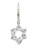 Diamond Star Earrings. CJI4693/19-MTNY 
Exquisitely crafted in 14K Gold, these earrings feature Image - 2