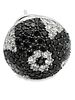 18K Black & White Diamond Earrings. ISL2293/34-MTYS 
This is a bold pair of 18K white gold stud Image - 5