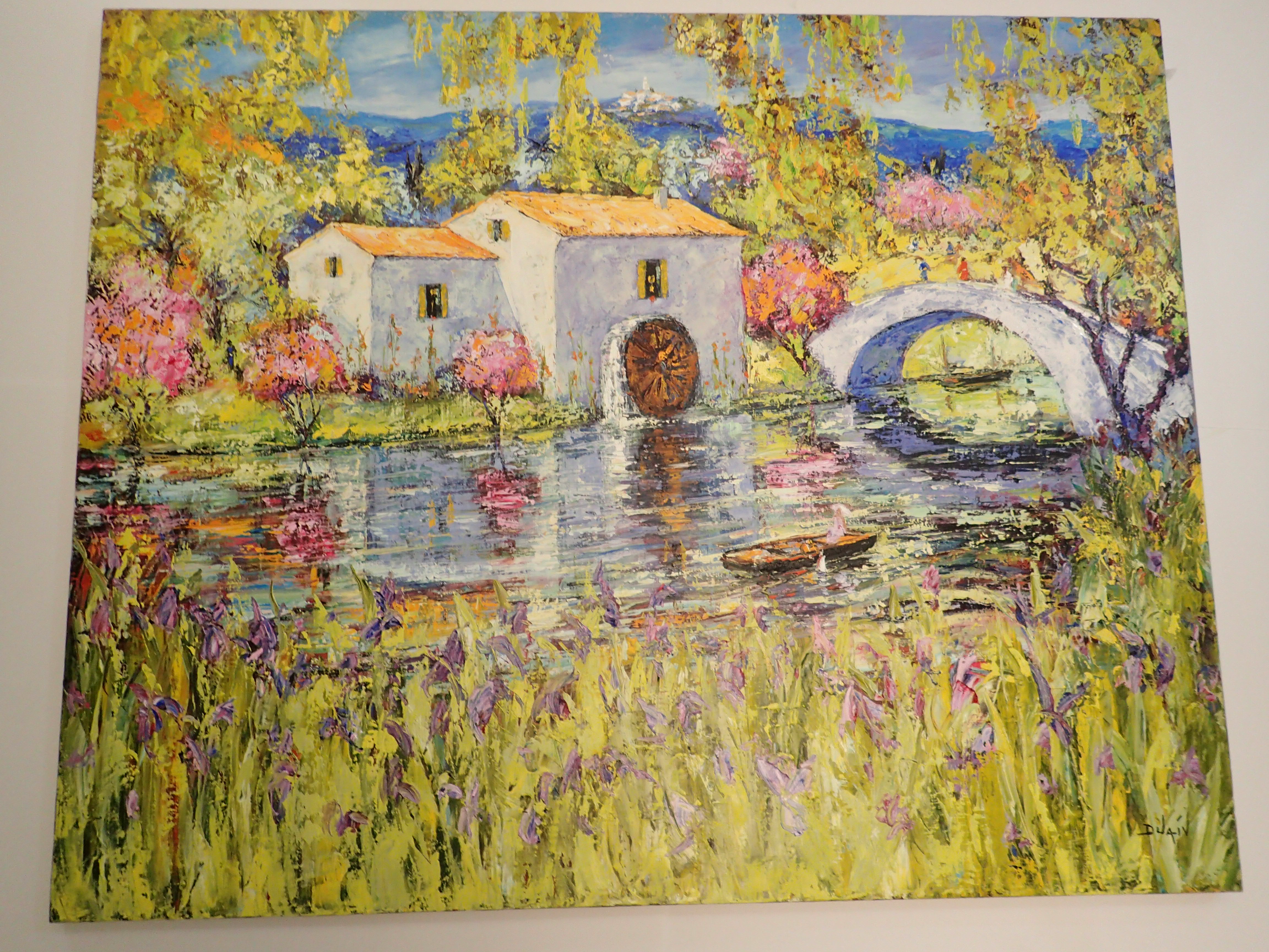 Duaiv Oil on Canvas Signed