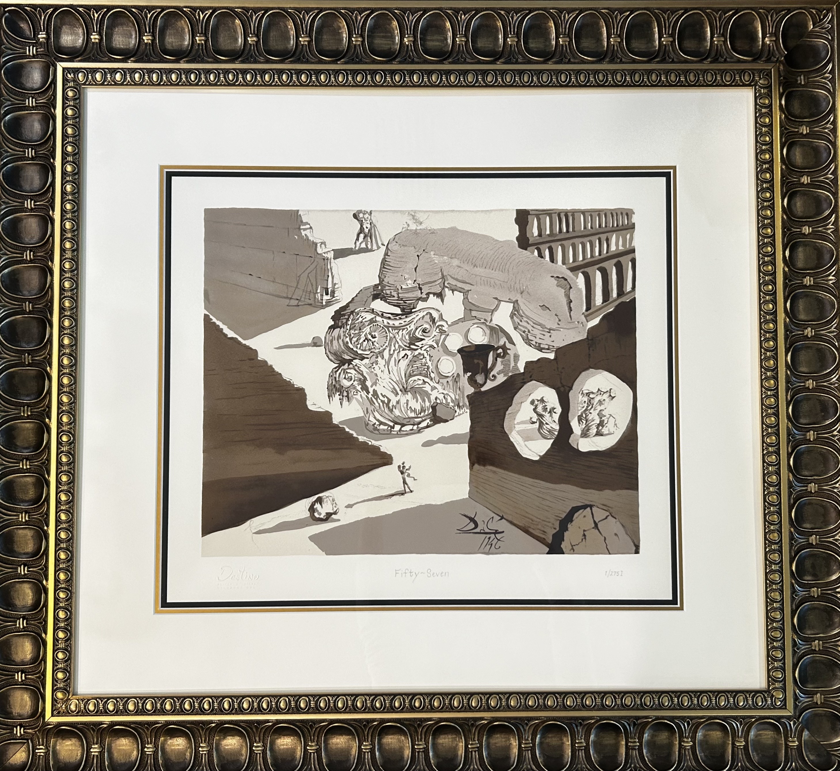 Salvador Dali Serigraph on Wove Paper Signed