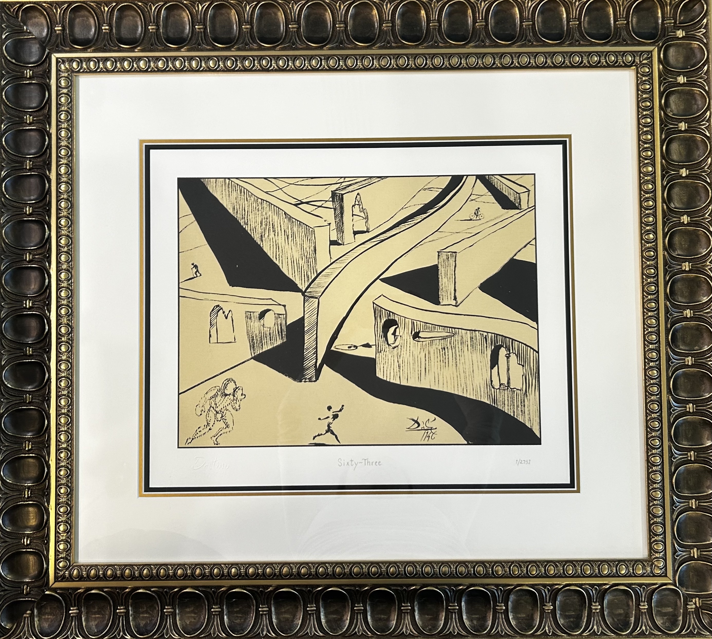 Salvador Dali Serigraph on Wove Paper Signed