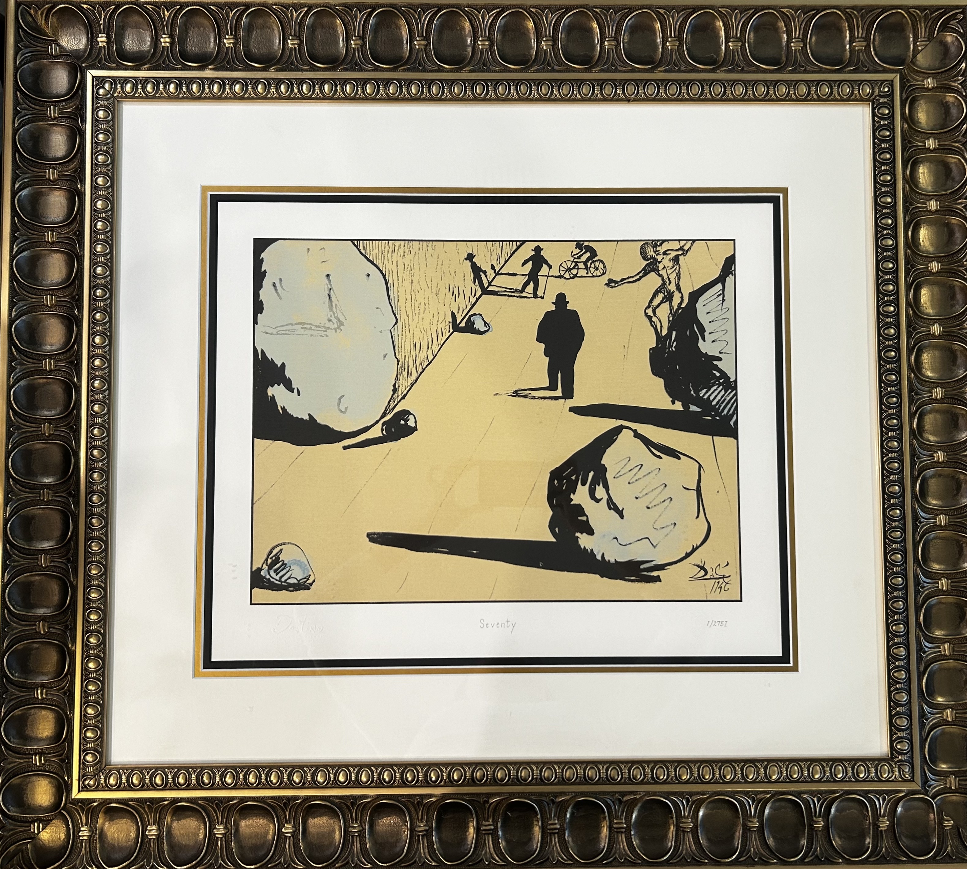 Salvador Dali Serigraph on Wove Paper Signed