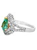 18K GIA Tourmaline & Diamond Ring. E7614/12-OOYA 
Centering on a GIA-certified tourmaline, this Image - 1