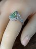 18K GIA Tourmaline & Diamond Ring. E7614/12-OOYA 
Centering on a GIA-certified tourmaline, this Image - 4