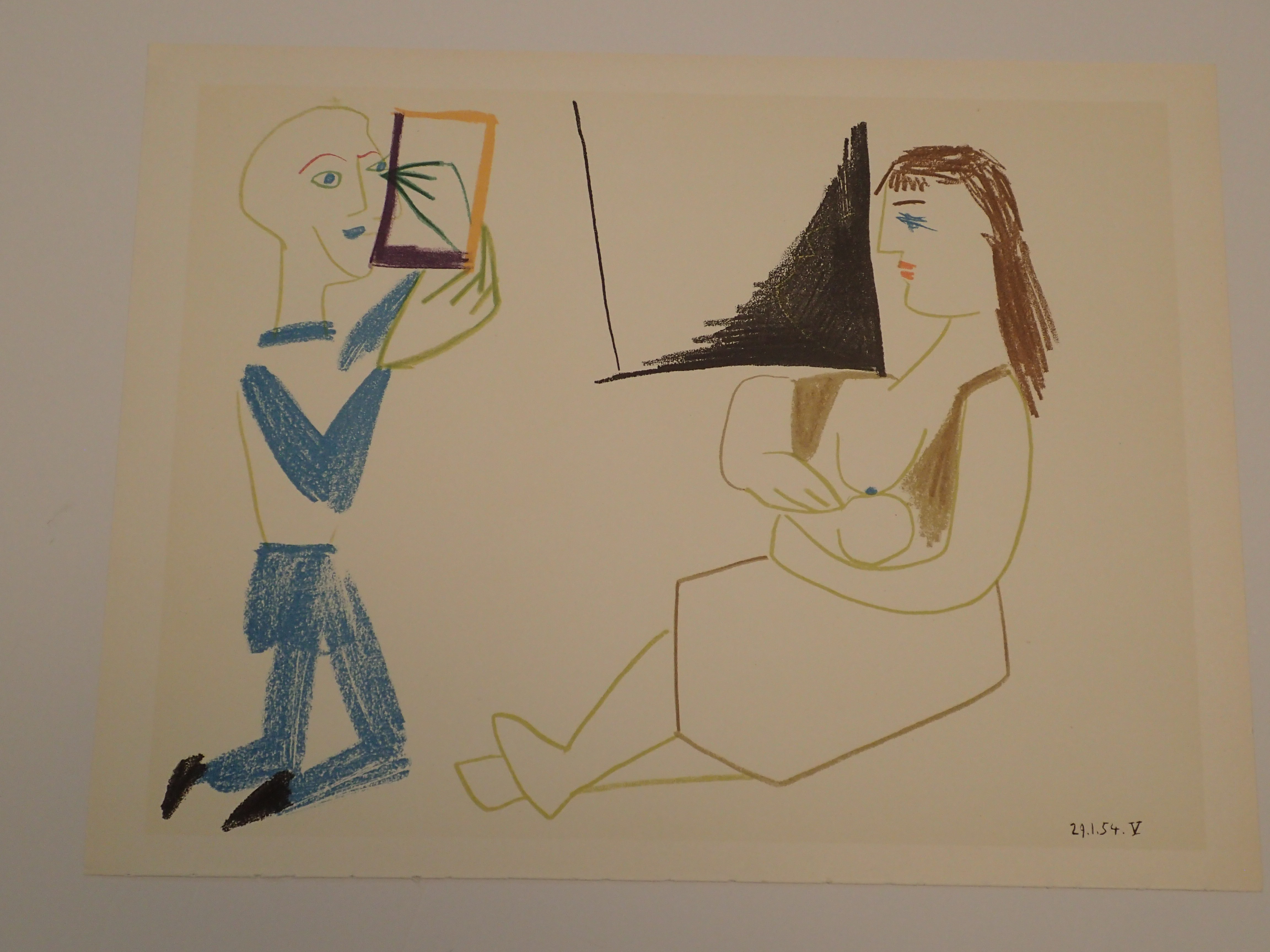 Pablo Picasso Offset Litho on Paper 1954