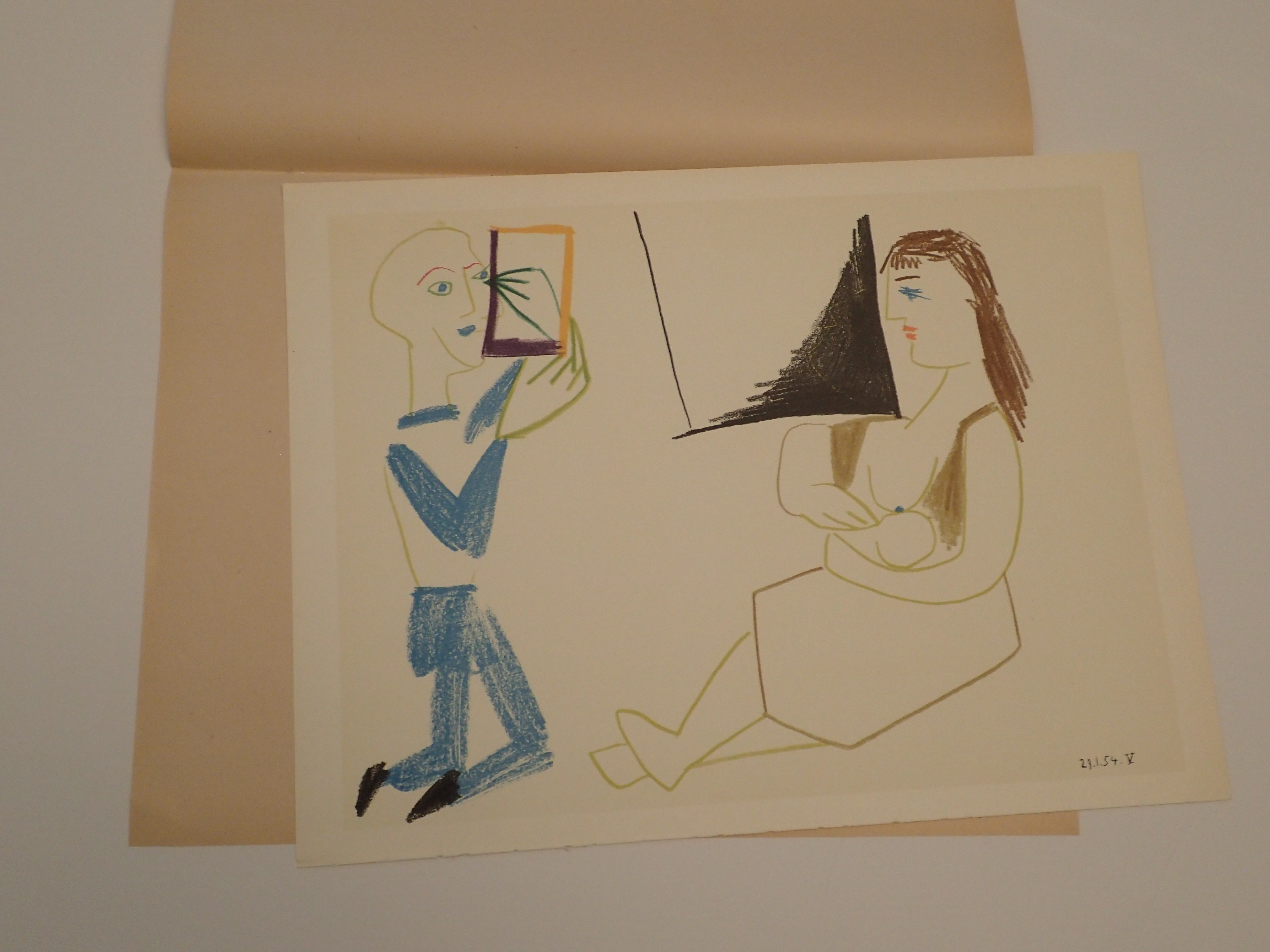 Pablo Picasso Offset Litho on Paper 1954