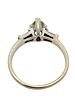 Pear Diamond Bridal Set Ring. ISL2293/76-MKYS 
Secure this elegant and timeless 14K White Gold Image - 3