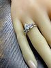 Pear Diamond Bridal Set Ring. ISL2293/76-MKYS 
Secure this elegant and timeless 14K White Gold Image - 5
