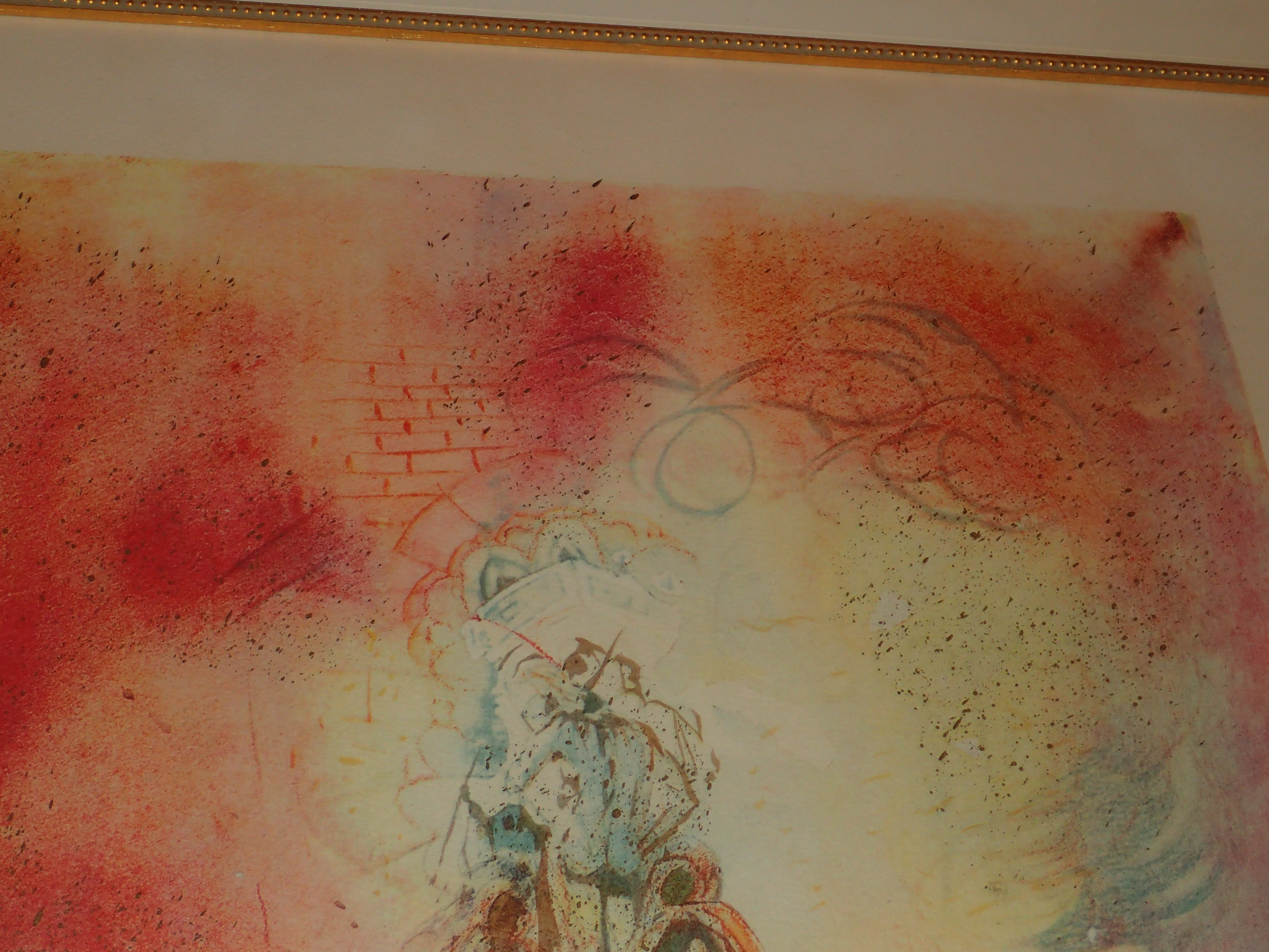 Salvador Dali Mixed Media Hand Signed