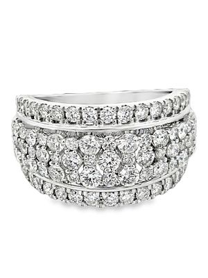 2.00 CTW Diamond Band Ring. GS6259/9-MESS 
Forged in radiant 14k gold, this substantial band 