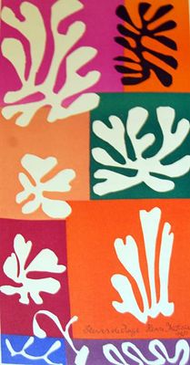 Henri Matisse Color Lithograph Signed 1951. BAT525/6-NSS 
Description: Fleurs De Neige 
Artist 