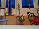 Fanch Ledan Serigraph on canvas Signed
. BAT525/24-MSS 
Description: Balcony over Bahia 
Artist Image - 1