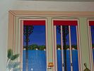 Fanch Ledan Serigraph on canvas Signed
. BAT525/24-MSS 
Description: Balcony over Bahia 
Artist Image - 2