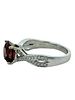 18K Zircon & Diamond Ring. E7614/30-KEE 
A masterpiece of light and fire, this 18k gold ring Image - 1