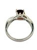 18K Zircon & Diamond Ring. E7614/30-KEE 
A masterpiece of light and fire, this 18k gold ring Image - 2