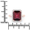 Rhodolite Garnet and Diamond Ring. QJ8423/54-MNKE 
This exquisite ring showcases a striking Image - 6
