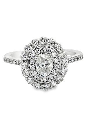 1.00CTW Diamond Ring. GS6259/41-KSS 
Crafted in elegant 14K white gold, this stunning ring 