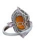Platinum Opal, Sapphire & Diamond Ring. E7614/13-KNE 
Harnessing the ethereal glow of a premium Image - 2
