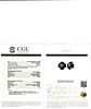 18K Black & White Diamond Earrings. ISL2293/34-MTYS 
This is a bold pair of 18K white gold stud Image - 6