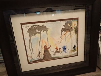 Salvador Dali Original Lithograph Signed . BAT0126/3-OSSS 
Description: Biblia Sacra: Omnes De 