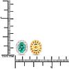 2.05 CT Zambian Emerald and Diamond Earrings. QJ8423/111MNEA 
These exquisite stud earrings Image - 2