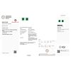 IGI 4.36 CT Zambian Emerald and Diamond Earrings. QJ8423/112-OKSS 
These minimalist yet Image - 3
