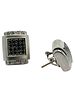 14K White Gold Black & White Diamond Earrings. S/12.21-MMSS 
Sophisticated earrings crafted in Image - 1