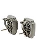 14K White Gold Black & White Diamond Earrings. S/12.21-MMSS 
Sophisticated earrings crafted in Image - 2