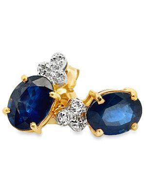 Blue Sapphire and Diamond Earrings. ISL2293/37-EAY 
These stunning sapphire and diamond earrings 