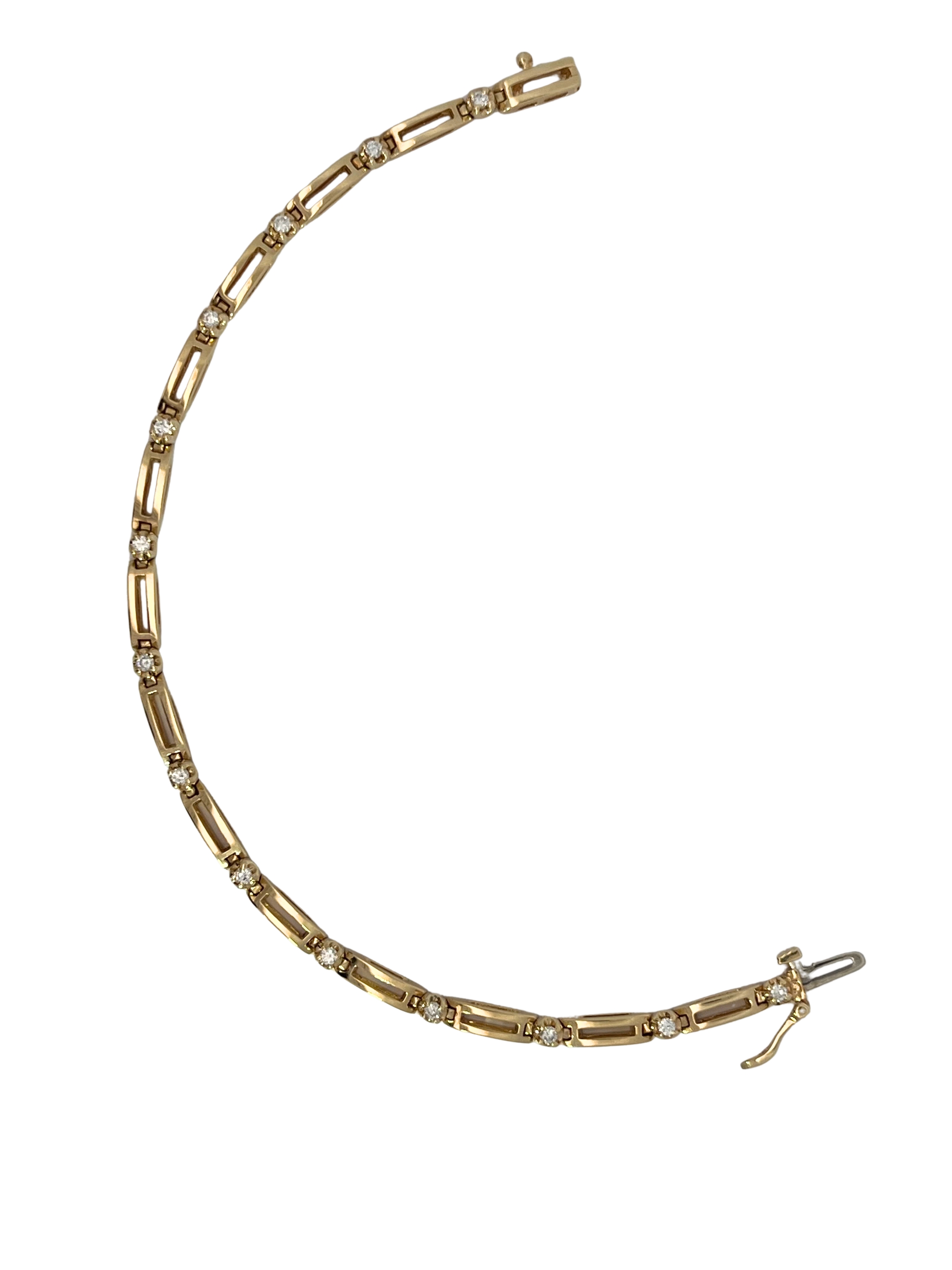 14K Diamond Bracelet