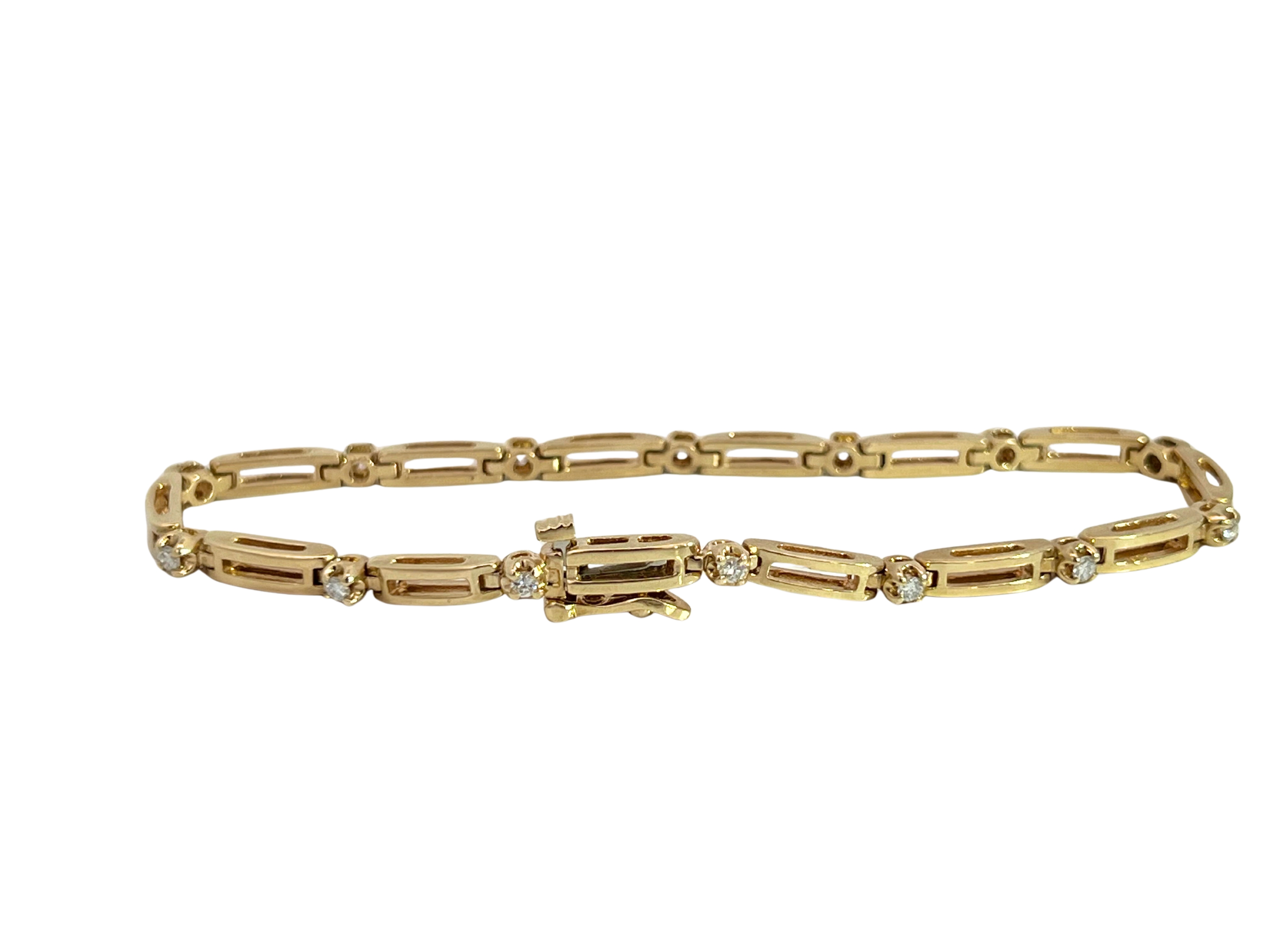 14K Diamond Bracelet